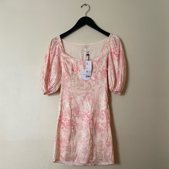 Laura Ashley UO Exclusive Mel Puff Sleeve Dress - Picture 4 of 10
